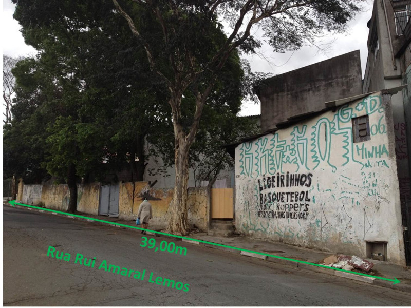 Terreno à venda Vila Dalva com 345m² e 1 quarto por R$ 1 - vista-rua-rui-amaral-lemos.jpg