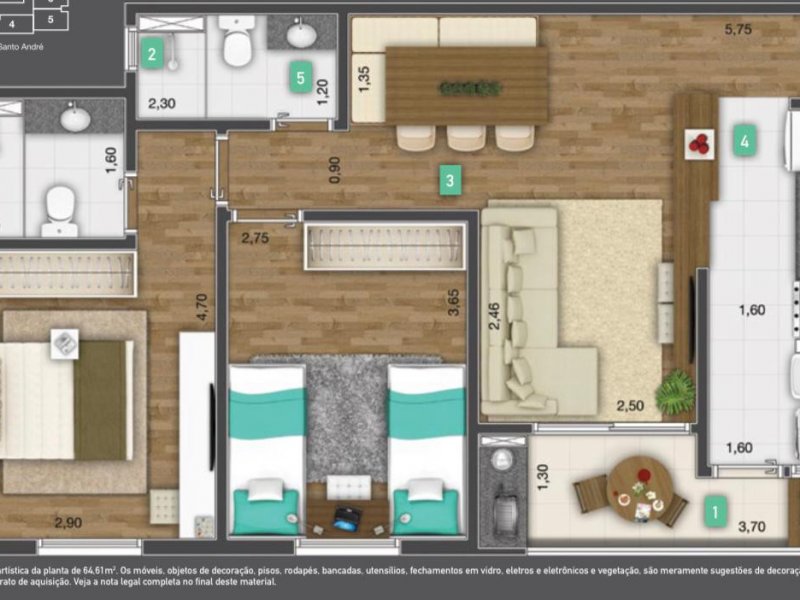 imóvel com 64m² - Boa Vista - São Caetano do Sul
