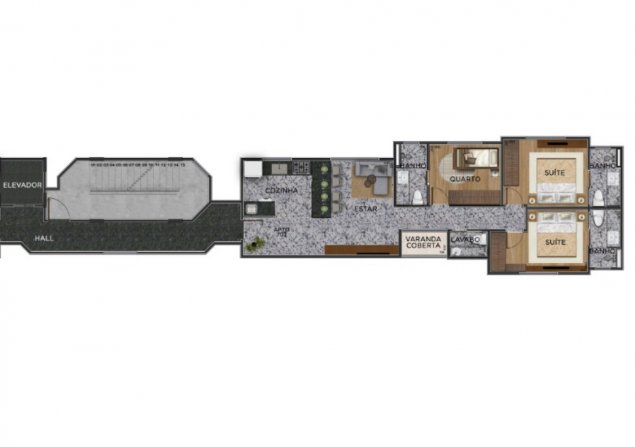 imóvel com 80m²