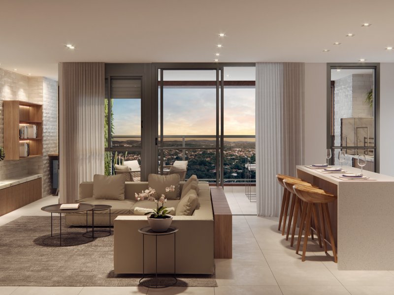 Apartamento à venda Centro com 135m² e 4 quartos por R$ 775.200 - 1873631780-23-living-decorado.jpg