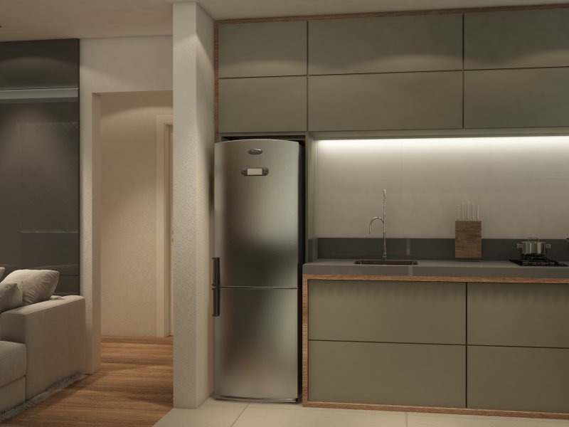 Apartamento à venda Desvio Rizzo com 52m² e 2 quartos por R$ 175.000 - 144523638-cozinha-decorado.jpg