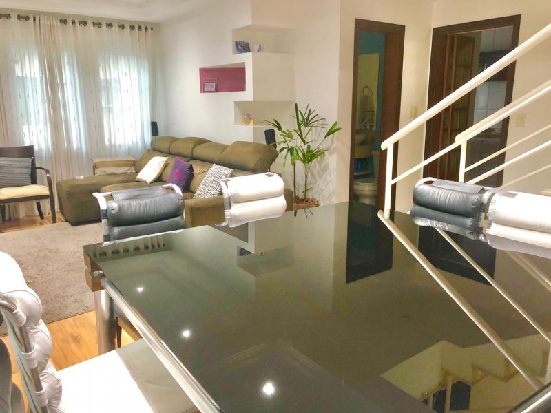 Casa de condomínio à venda Vila América com 139m² e 3 quartos por R$ 679.000 - 657524381-004-3-vista-geral-sala-estar-sala-jantar.jpg