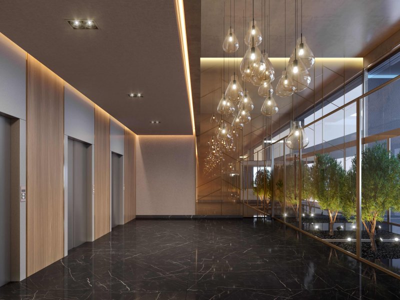Loft à venda Centro com 25m² e 1 quarto por R$ 592.000 - 1402726334-hall-de-entrada-copia.jpg