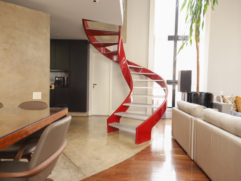 Apartamento à venda Vila Andrade com 160m² e 1 quarto por R$ 1.378.000 - 786793523-escada-2.jpg