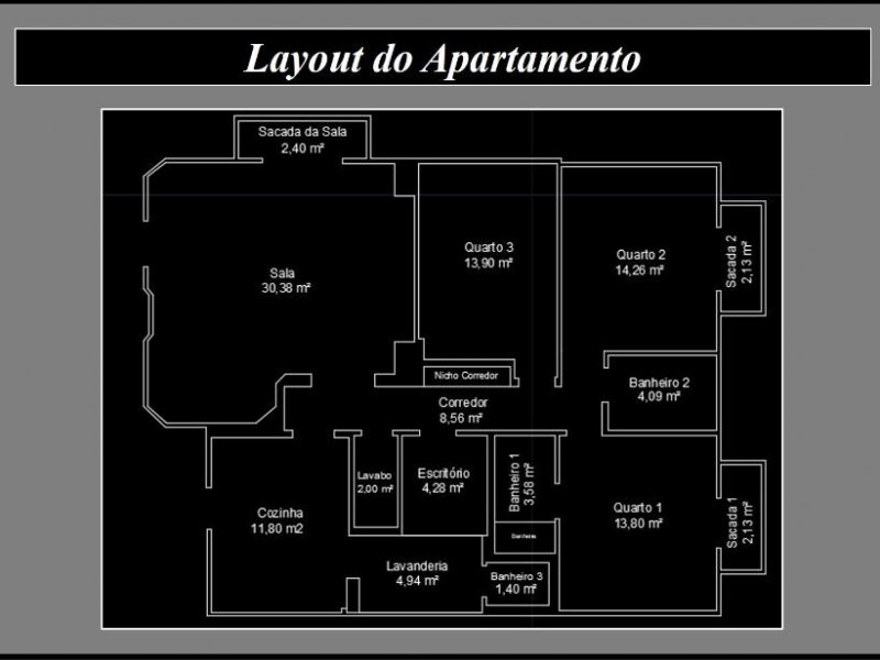 Apartamento à venda Vila Alzira com 122m² e 4 quartos por R$ 585.600 - 70571010-16.JPG