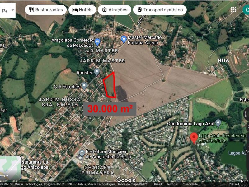 imóvel com 30000m² - Centro - Aracoiaba da Serra