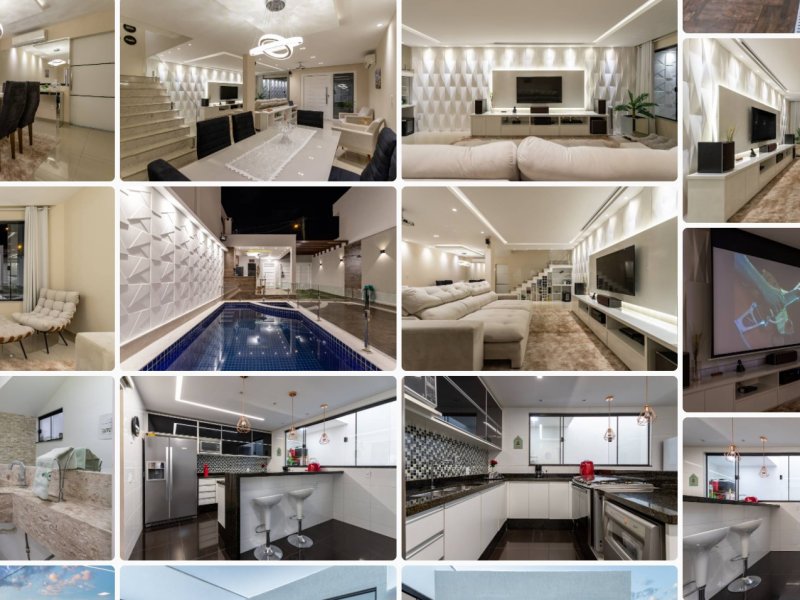 Casa de condomínio à venda Campo Grande com 360m² e 4 quartos por R$ 1.550.000 - 837907927-monta-2.jpg