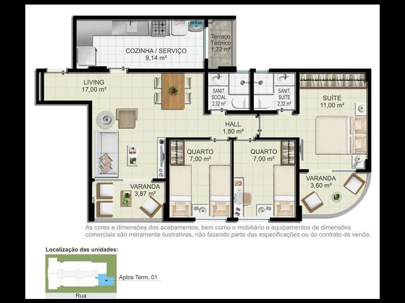 Apartamento à venda Armação com 78m² e 3 quartos por R$ 590.000 - 1748219443-2814201305024702m.jpg