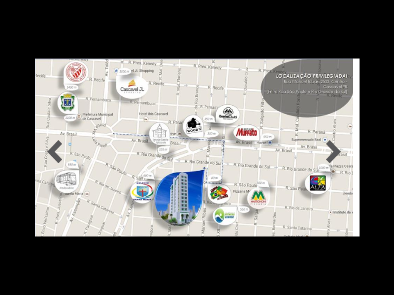 Apartamento à venda Centro com 89m² e 2 quartos por R$ 498.000 - 1146474283-mapa-de-localizacao.PNG