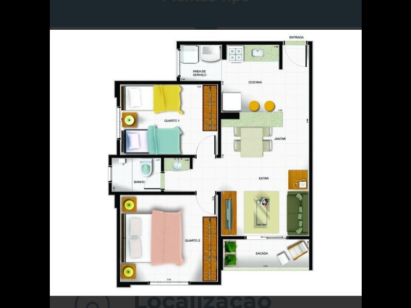 Apartamento à venda Setor Negrão de Lima com 60m² e 2 quartos por R$ 260.000 - 672853496-whatsapp-image-2021-07-05-at-17.jpeg