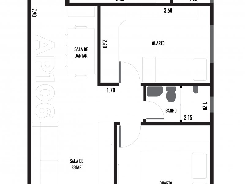 imóvel com 80m² - Aparecida - Santos