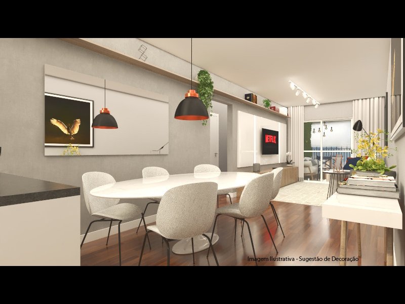 Apartamento à venda Tatuapé com 98m² e 3 quartos por R$ 777.000 - 1653732975-3d-sala-20.jpg