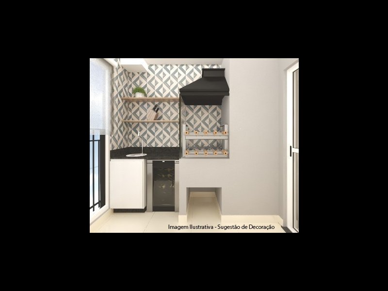 Apartamento à venda Tatuapé com 98m² e 3 quartos por R$ 777.000 - 985575587-3d-varanda-2.jpg