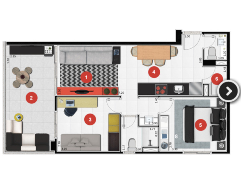 imóvel com 64m² - Consolação - São Paulo