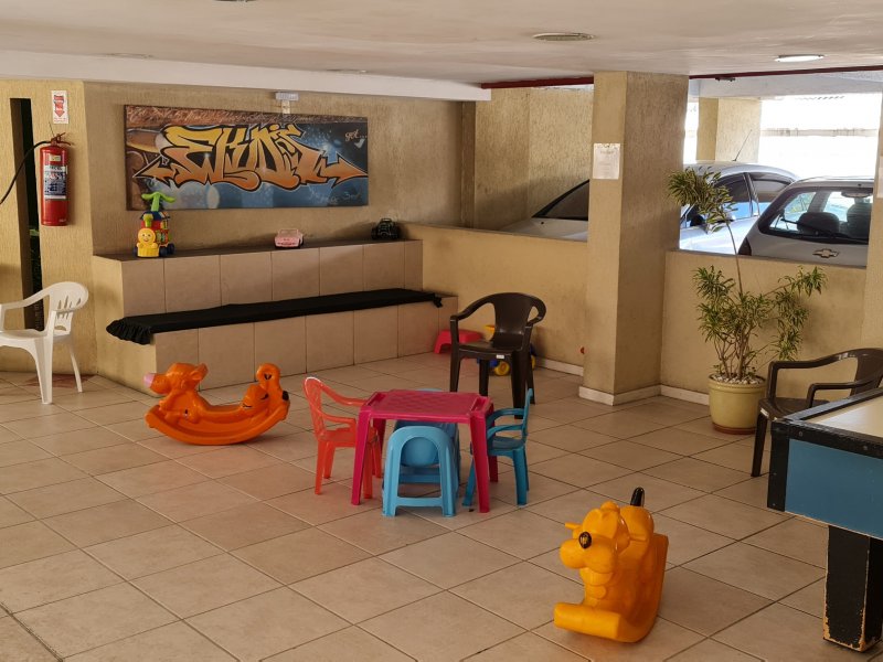 Apartamento à venda Taquara com 77m² e 3 quartos por R$ 370.000 - 385900976-area-comum-jogos.jpg
