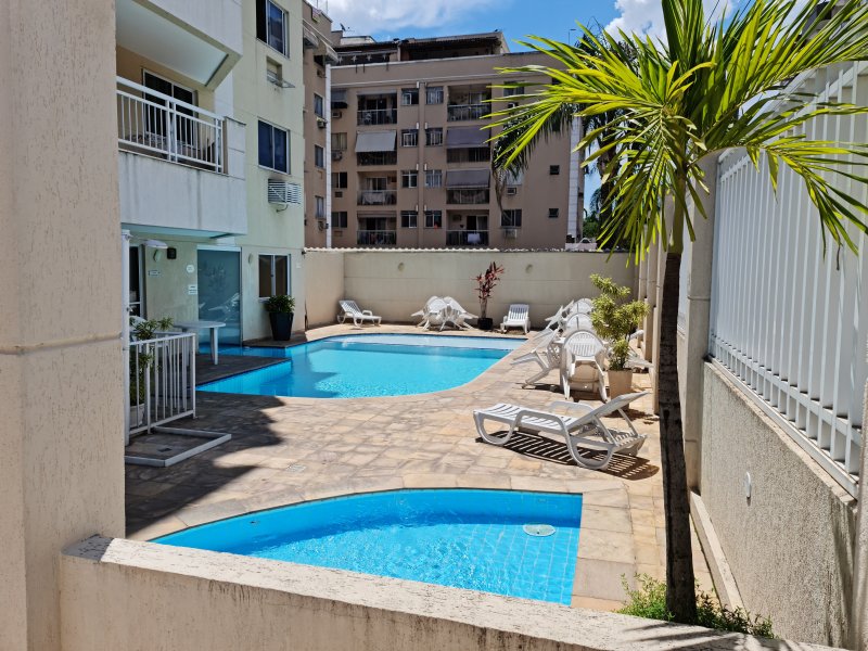 Apartamento à venda Taquara com 77m² e 3 quartos por R$ 370.000 - 782252982-piscina3.jpg