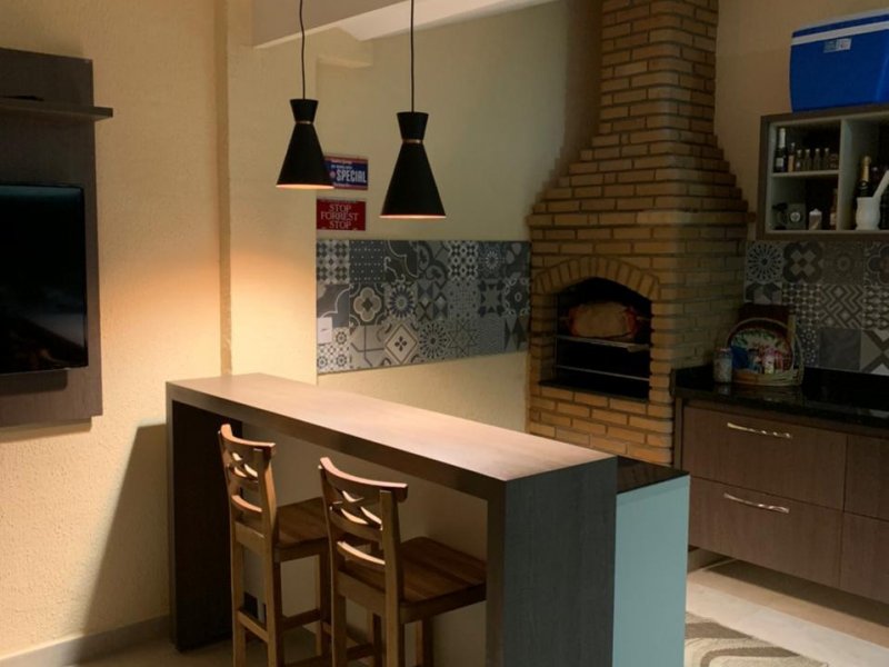 Casa de condomínio à venda Jardim San Marino com 300m² e 4 quartos por R$ 880.000 - 1045647214-area-gourmet.jpeg