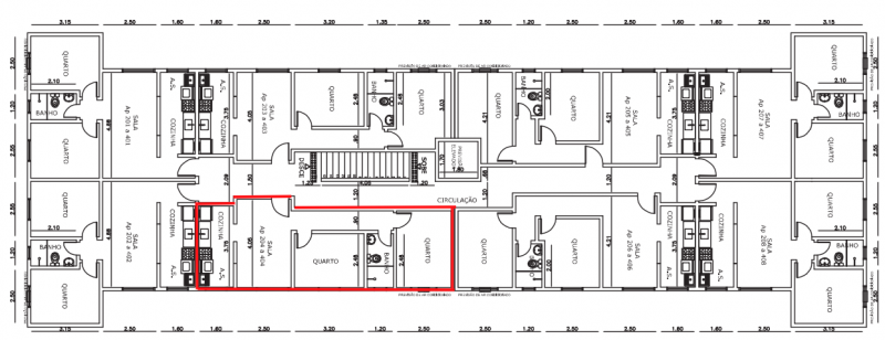 Apartamento à venda Jardim Marajo com 46m² e 2 quartos por R$ 175.000 - 1810822326-planta-predio.png