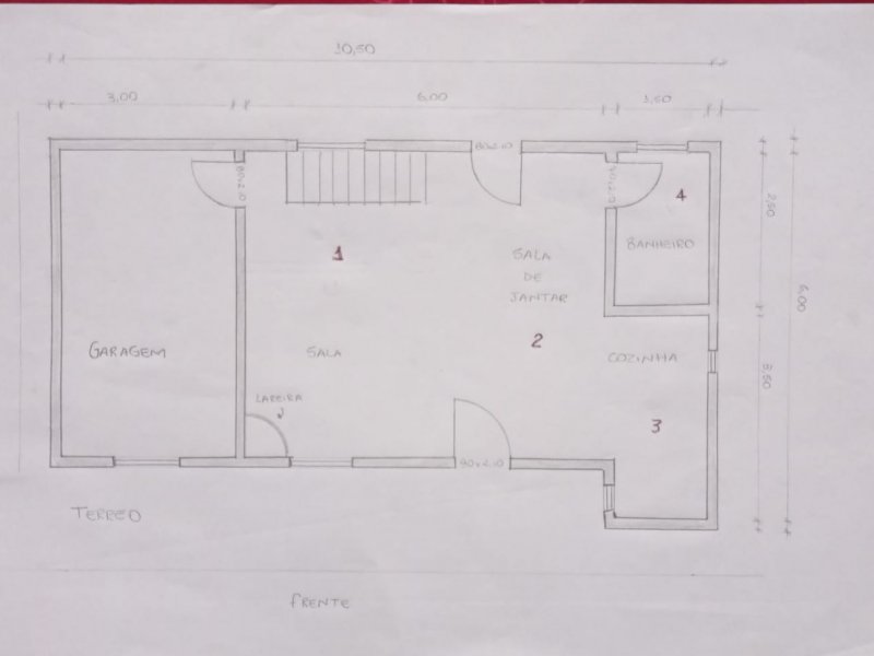 Casa à venda Areal com 126m² e 4 quartos por R$ 170.000 - 64874543-planta-terreo.jpeg