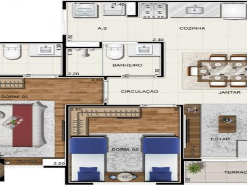 imóvel com 55m² - Polvilho - Cajamar