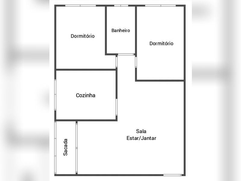 imóvel com 67m² - Coqueiros - Florianópolis