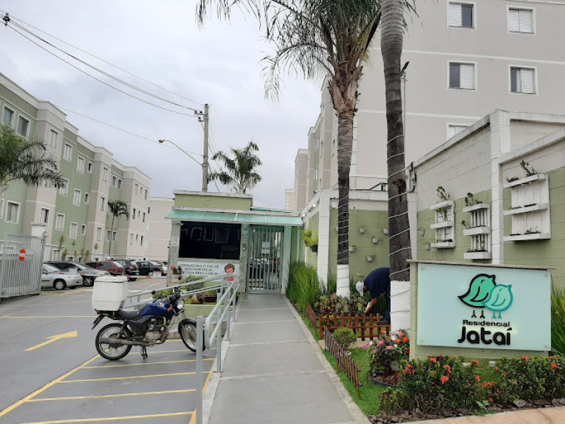 Apartamento à venda Gramadão com 61m² e 2 quartos por R$ 271.900 - 347935184-portaria.jpg