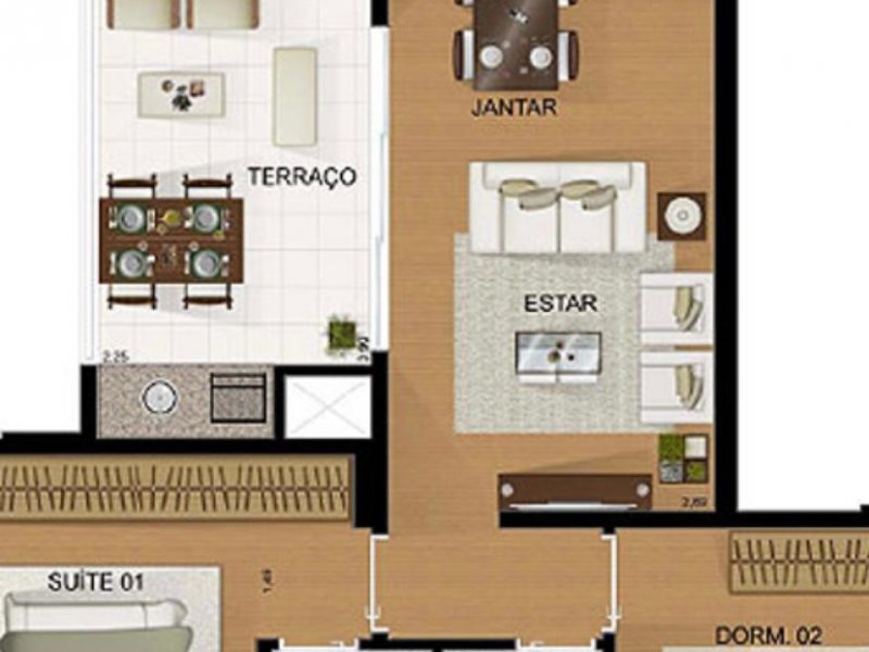 imóvel com 64m² - Parque Imperial - São Paulo