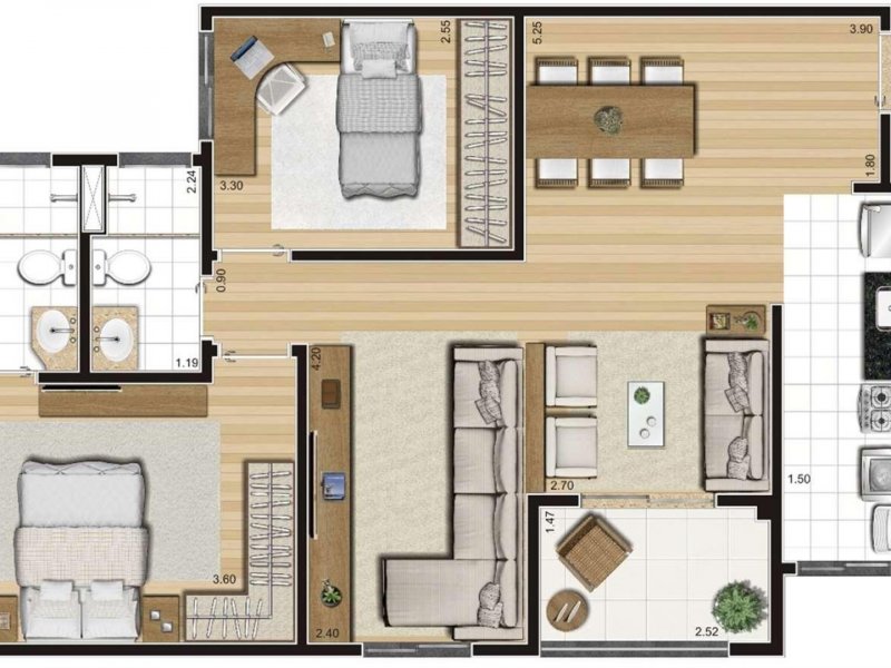 Apartamento à venda Vila Yara com 75m² e 2 quartos por R$ 625.000 - 391180554-planta-apartamento.jpg