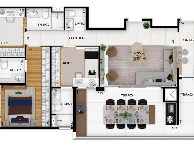 Apartamento à venda Tatuapé com 110m² e 3 quartos por R$ 1.350.000 - 1388942942-pracaplanta.jpg