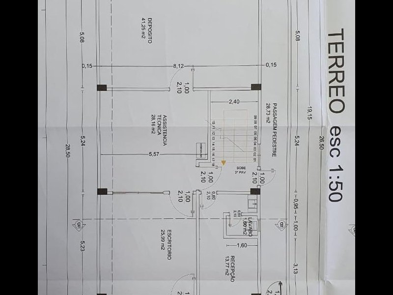 Comercial à venda Centro com 200m² e 1 quarto por R$ 950.000 - 1078609135-planta-andar-terreo.jpeg