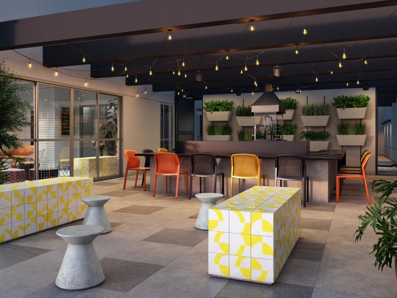Studio à venda Pinheiros com 27m² e 1 quarto por R$ 360.000 - 2061077230-terraco-gourmet-houx-pinheiros-tecnisa-full-1485969765.jpg