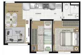 Apartamento para alugar Jardim Pedra Branca com 3492m² - 2 dormitórios -  vagas - R$ 820 - 1461679646-7d64b401-3e01-48b4-970b-47af97d40e4e.jpg