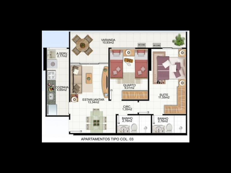 imóvel com 65m² - Novo México - Vila Velha