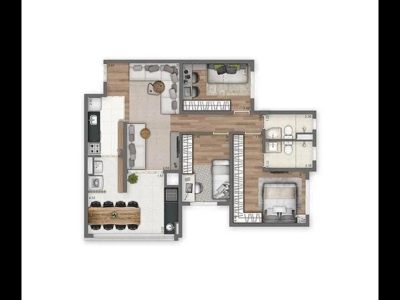 imóvel com 84m² - Parque São Jorge - São Paulo