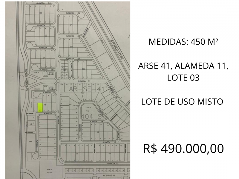 imóvel com 450m² - Plano Diretor Sul - Palmas