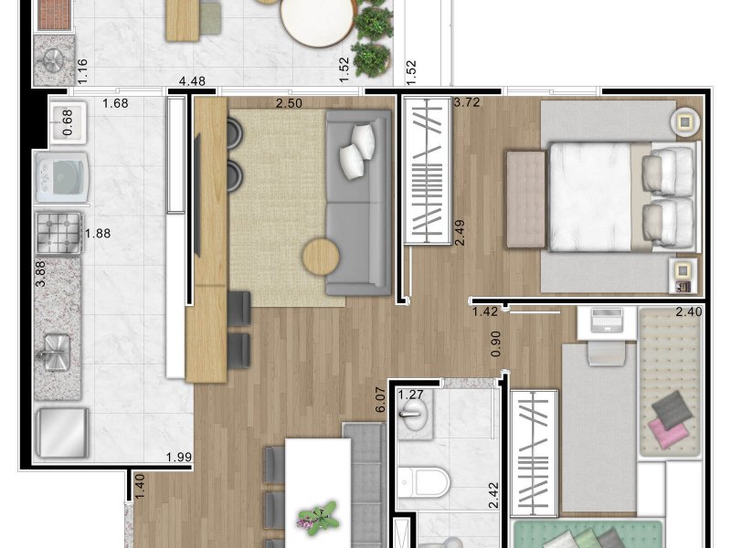 Apartamento à venda Balneário Tropical com 60m² e 2 quartos por R$ 34.000 - 1022202803-brisa-da-mata-manacas-planta2.jpg