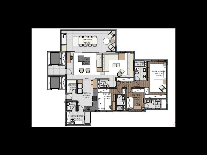 Apartamento à venda Jardim Silvia(Zona Oeste) com 174m² e 3 quartos por R$ 2.500.000 - 229912387-4547e96a-c1e8-4295-9a18-c72c117e0fe6.jpeg