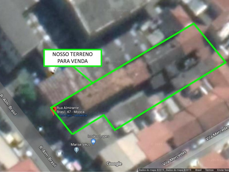 Terreno à venda Mooca com 640m² e 1 quarto por R$ 2.000.000 - 435280130-vista-cima.jpg