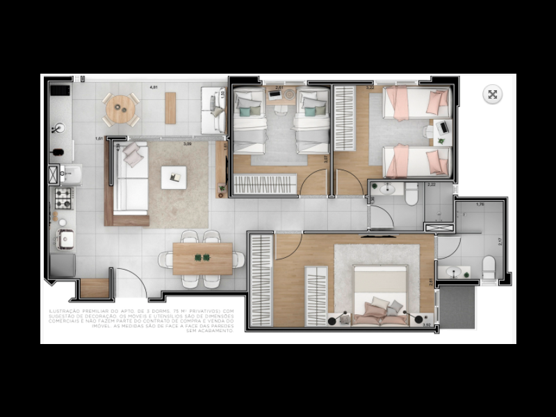 imóvel com 75m² - Ponte Grande - Guarulhos