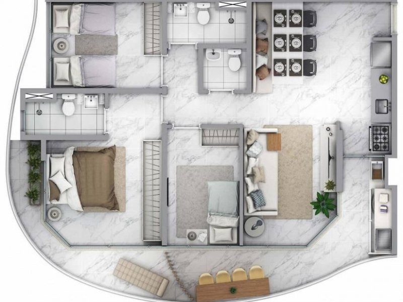 imóvel com 88m² - Residencial Zero (Tambore) - Barueri