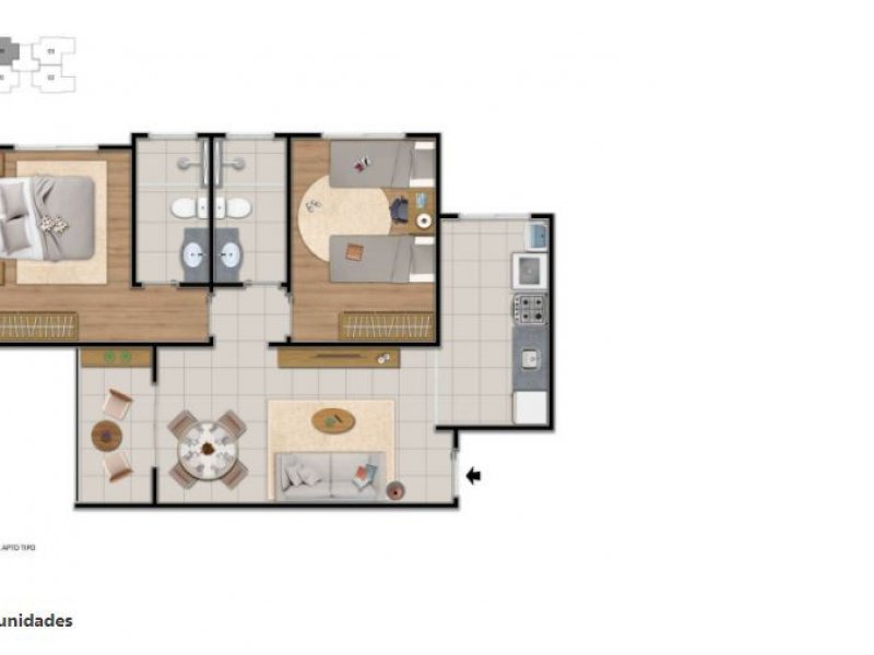 Apartamento à venda São Benedito com 52m² e 2 quartos por R$ 250.000 - 28736650-10.JPG