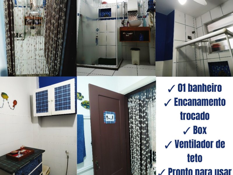 Apartamento à venda Aparecida com 73m² e 1 quarto por R$ 400.000 - 1988588552-banheiro5.jpg