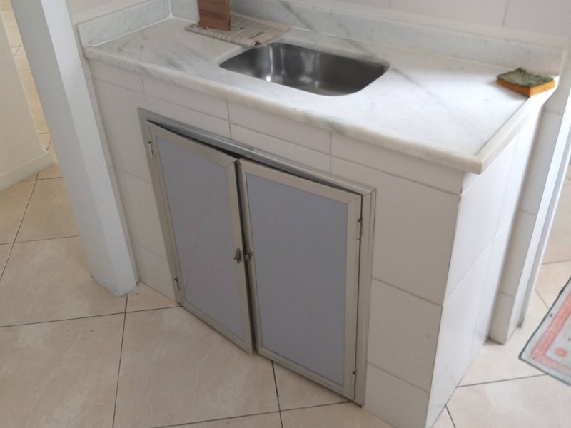 Apartamento à venda Tijuca com 58m² e 2 quartos por R$ 350.000 - 1538407957-cozinha-pia.jpg