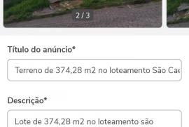 Terreno à venda São Caetano com 374m² - 1 dormitório -  vagas - R$ 266.000 - 277960439-screenshot-20210913-174317-olx.jpg