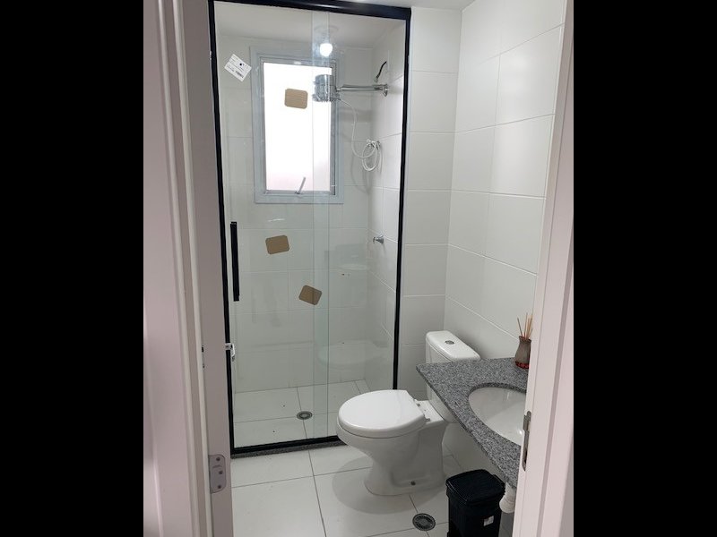 Apartamento para alugar Vila Paulista com 34m² e 2 quartos por R$ 2.000 - 1602204472-banheiro.jpg