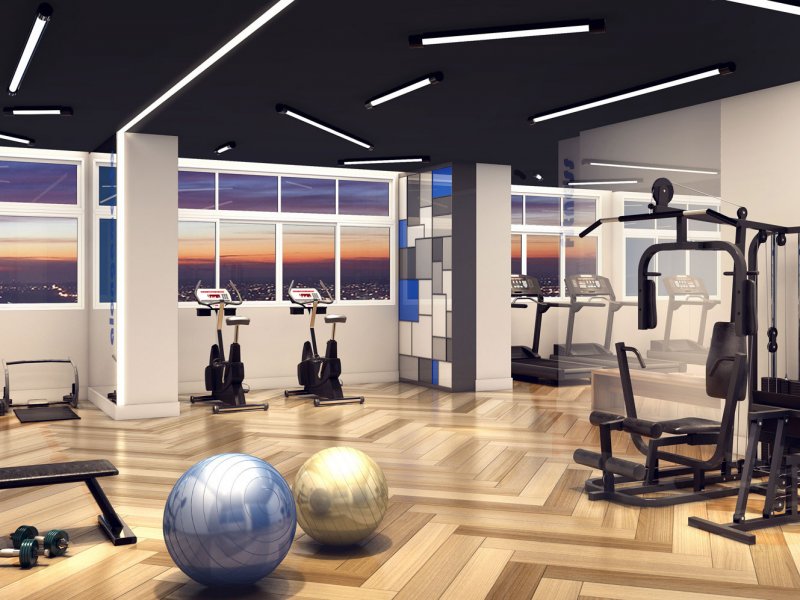 Apartamento para alugar Vila Paulista com 34m² e 2 quartos por R$ 2.000 - 1803147856-academia.jpg