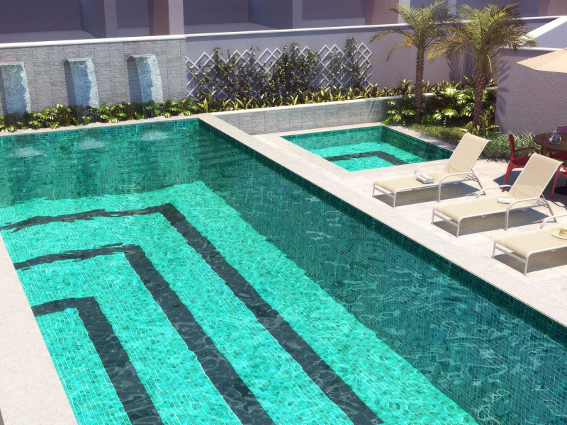 Apartamento para alugar Vila Paulista com 34m² e 2 quartos por R$ 2.000 - 974185424-piscinas.jpg