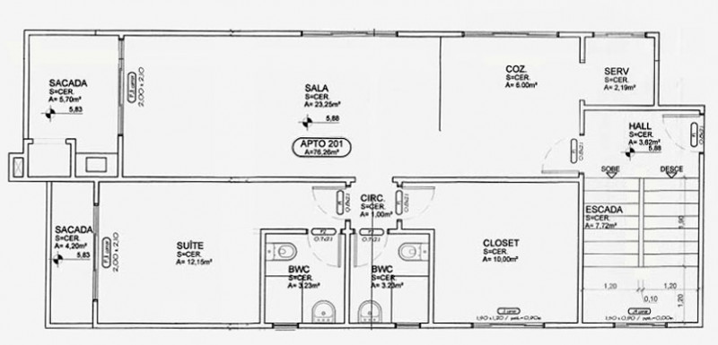 Apartamento à venda centro com 100m² e 2 quartos por R$ 430.000 - 1282277626-img-20191020-wa0000.jpg