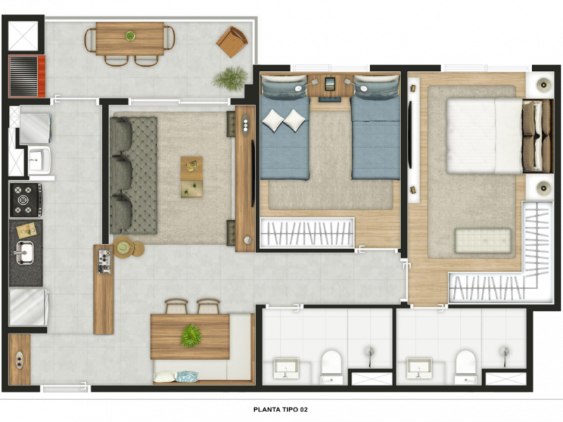Apartamento à venda Vila Isa com 81m² e 2 quartos por R$ 54.000.000 - 181326702-opcao-01-planta-de-2-dormitorios-do-praca-marajoara-1024x736.png