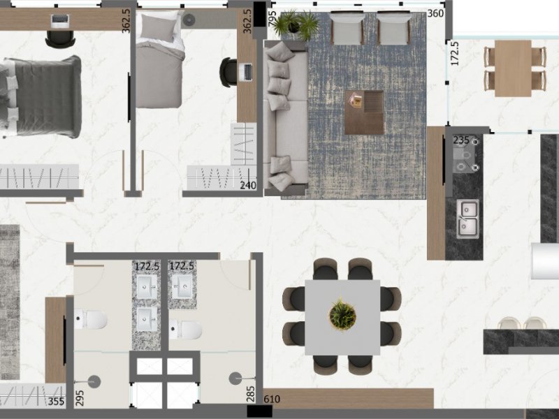 Apartamento à venda São Francisco com 120m² e 3 quartos por R$ 917.000 - 832432670-sugestao-de-mobilia.jpeg